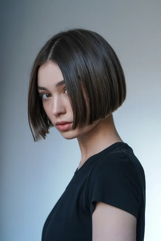 7. Sleek Stacked Bob