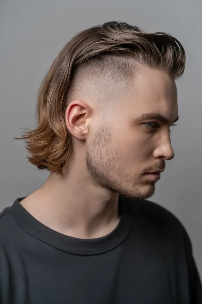 8. Undercut Medium Mullet