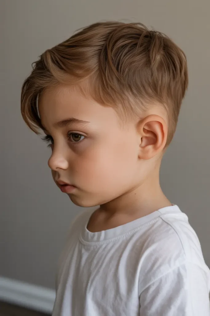 9. Gentle Fade Baby Mullet