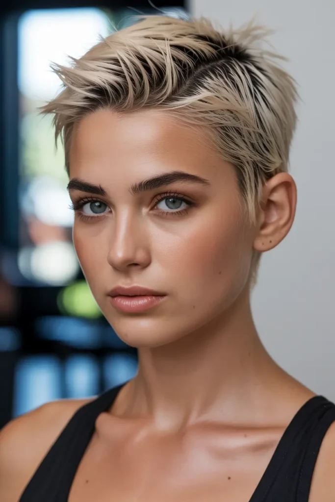 30 Short spiky haircuts for bold edgy hairstyles 9 9. Slicked Spikes
