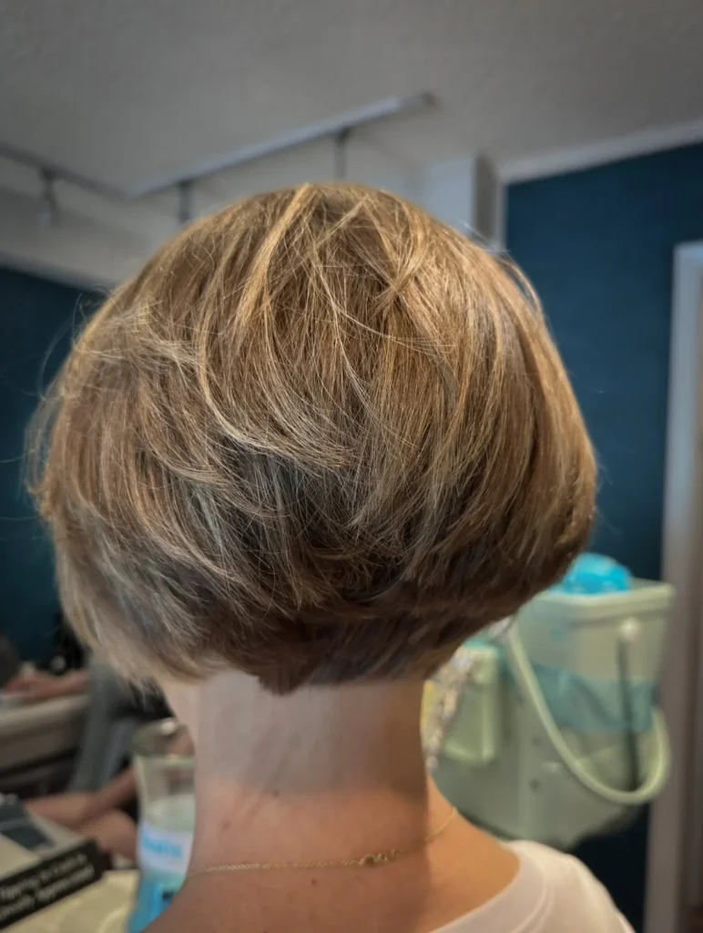 Voluminous Stacked Bob