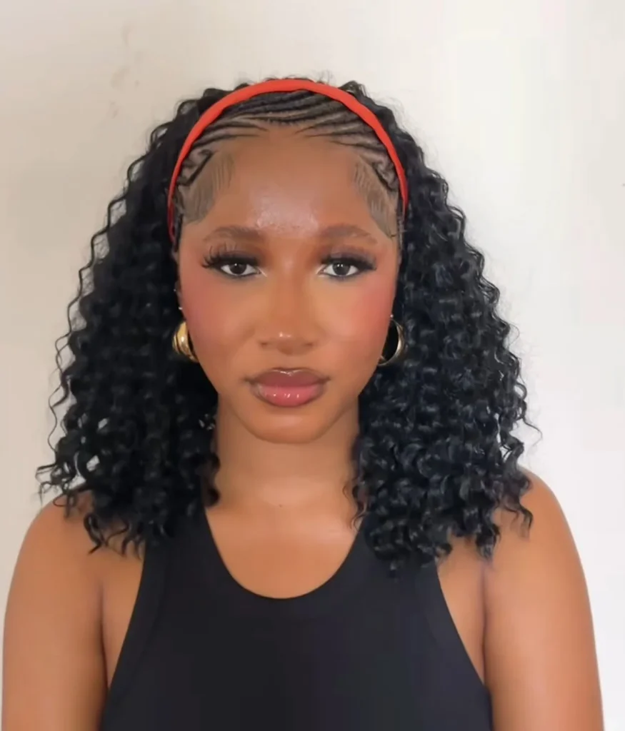 Fulani Braids with Headband