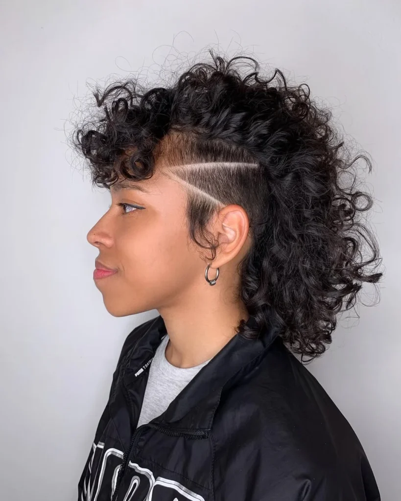 Curly Undercut Crop