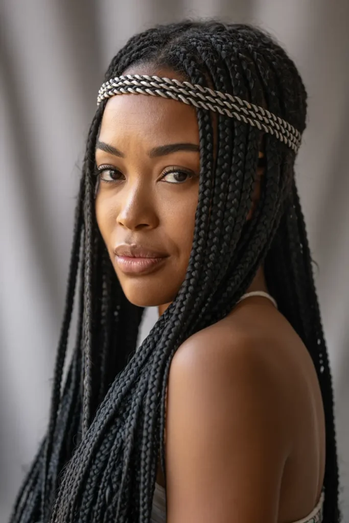 15 Stunning Fulani Braids Hairstyles to Elevate Your Look 37 13. Fulani Braids with Headband