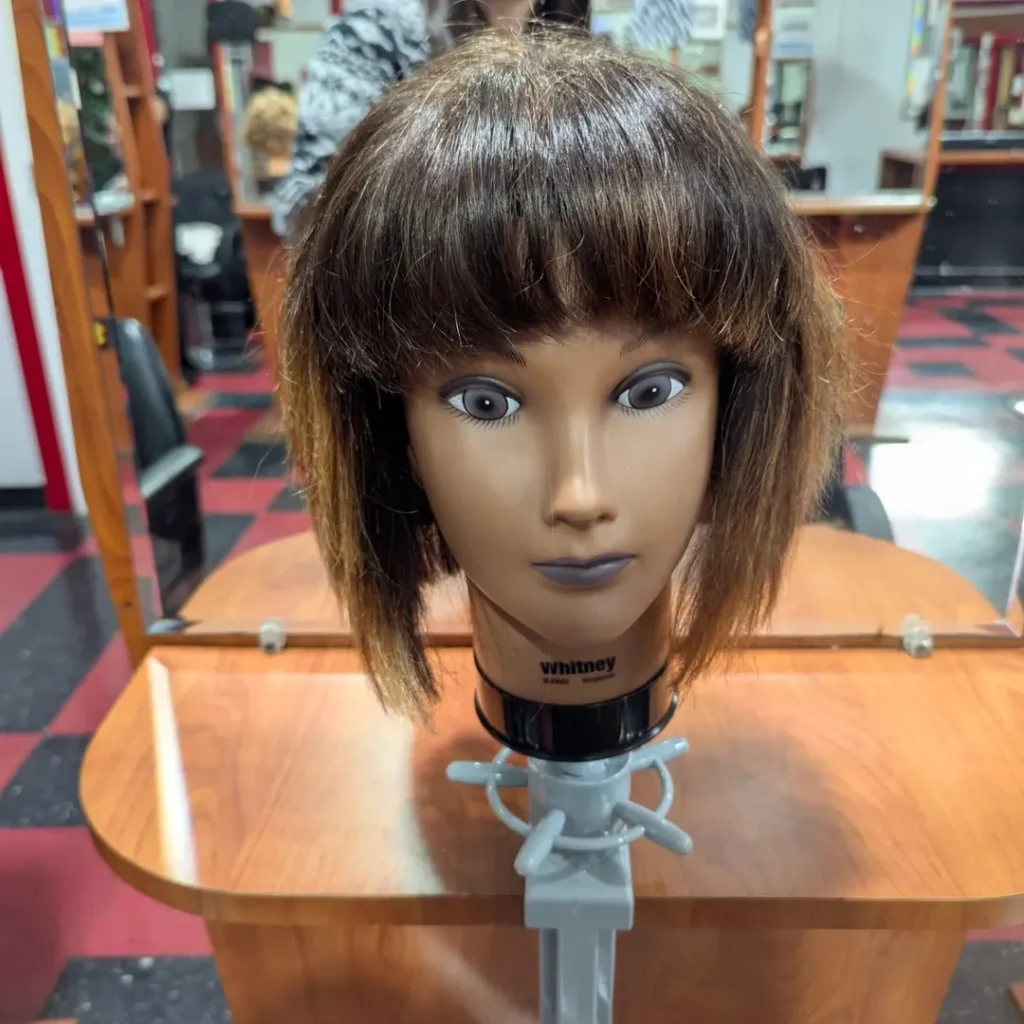 Stacked Bob with Fringe