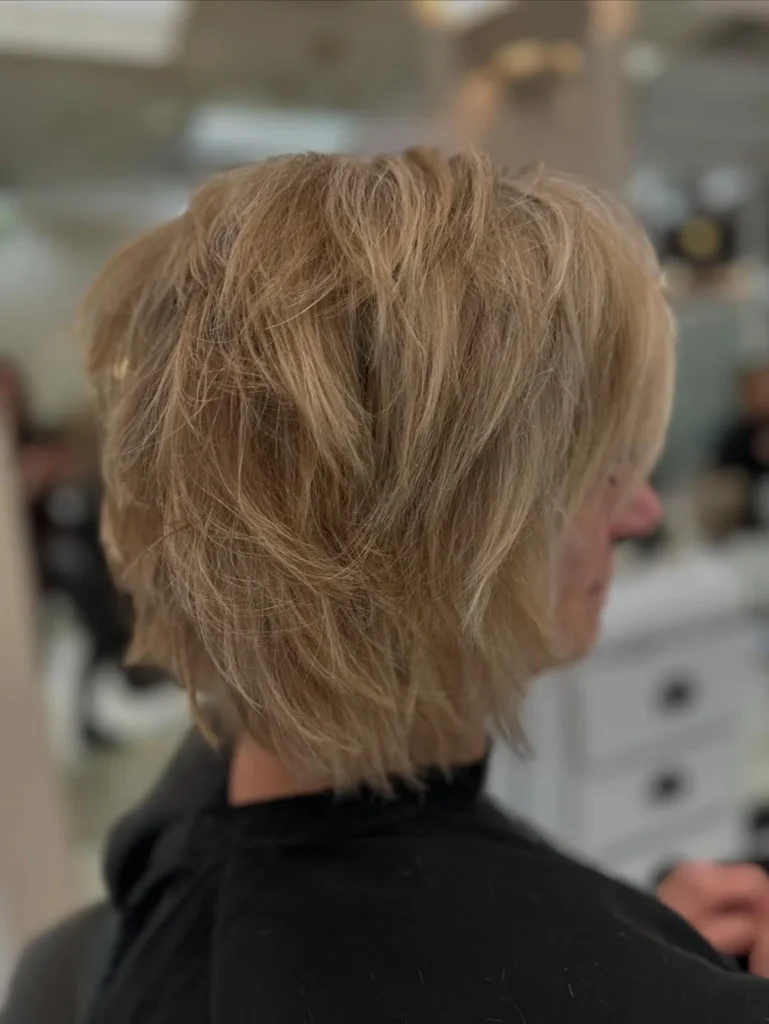 Shaggy Stacked Bob
