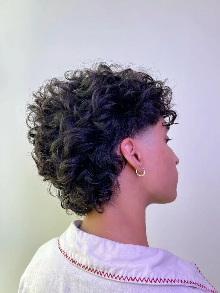 Soft Fade with Curls