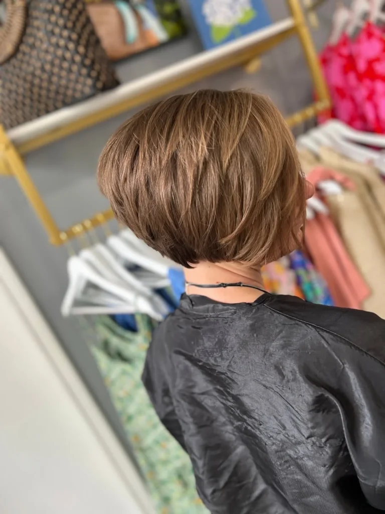 Textured Stacked Bob