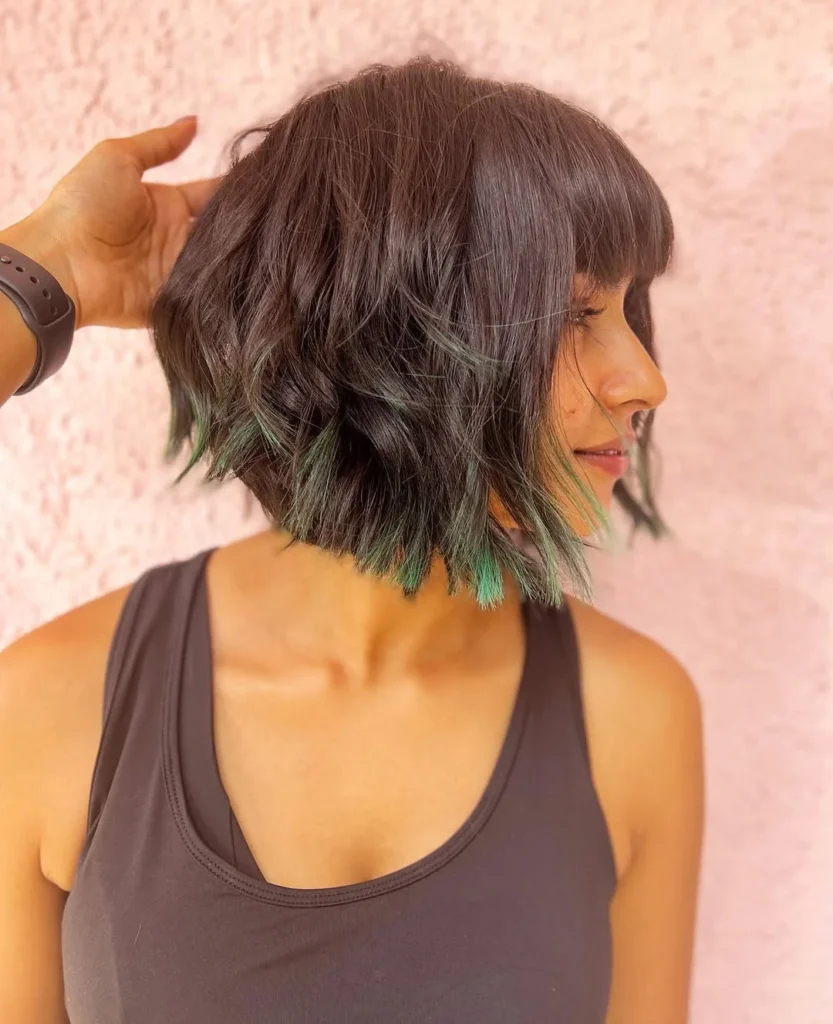Wavy Stacked Bob