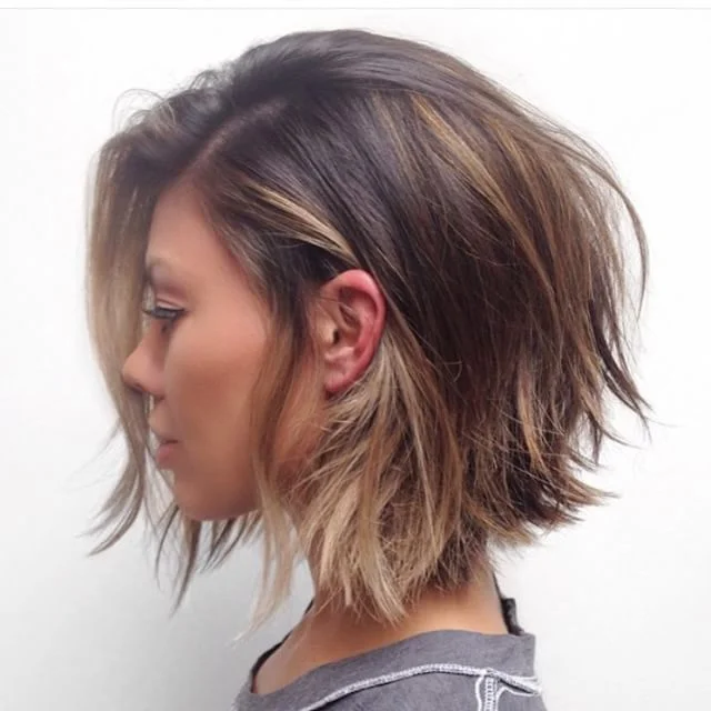 Choppy Stacked Bob