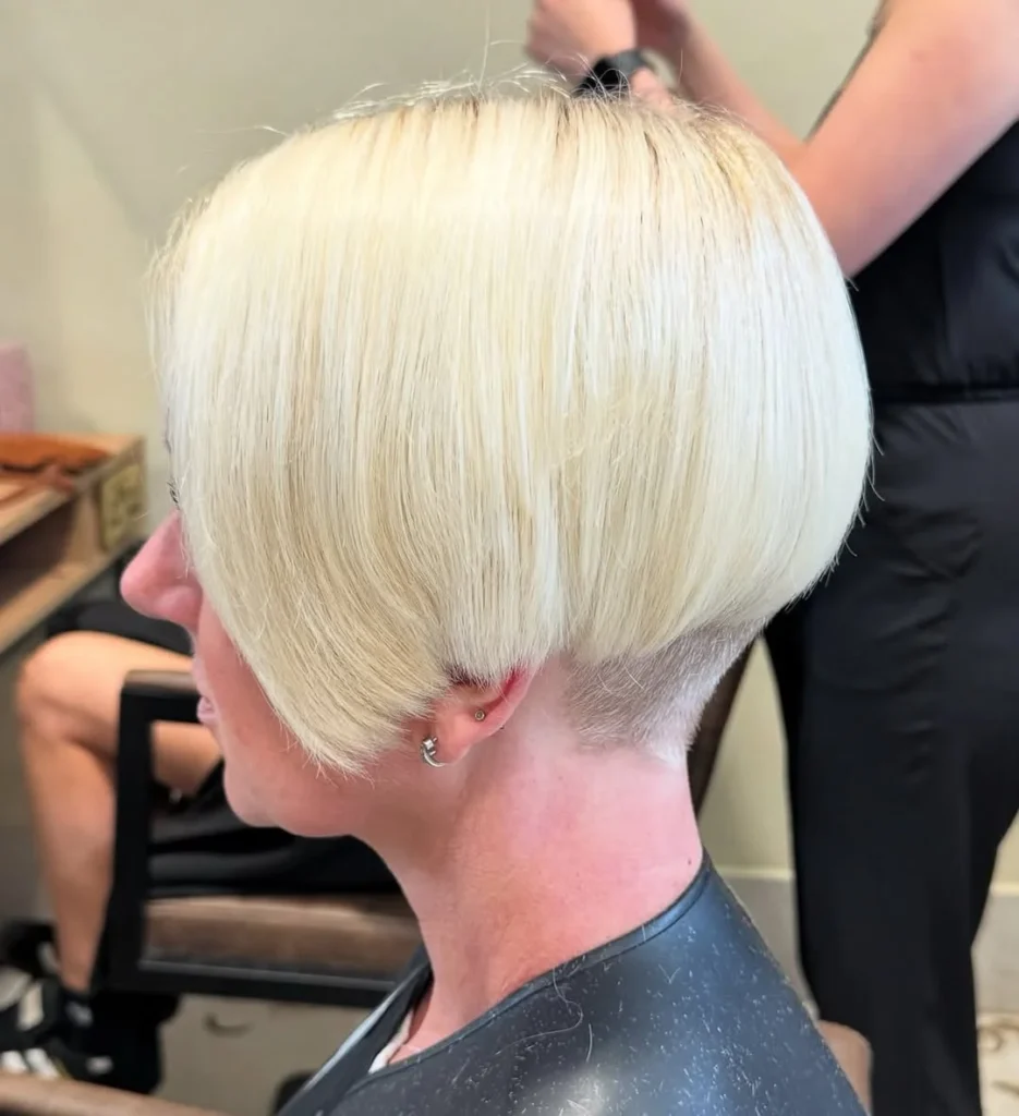 Stacked Bob with Undercut