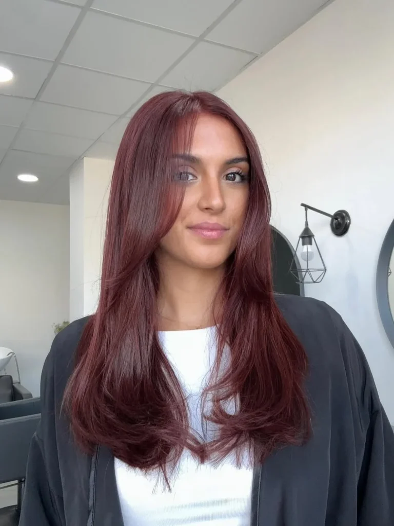 Intense Deep Cherry Red
