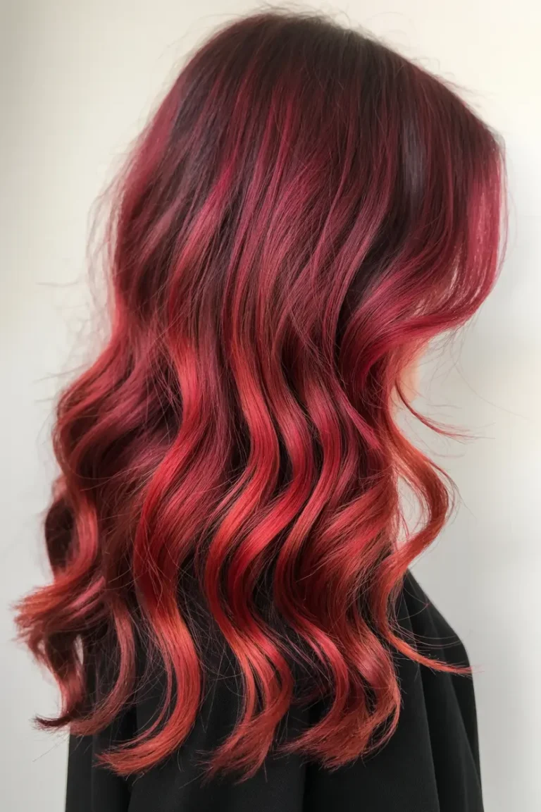 15 Gorgeous Deep Cherry Red Hair Ideas with Easy Colors