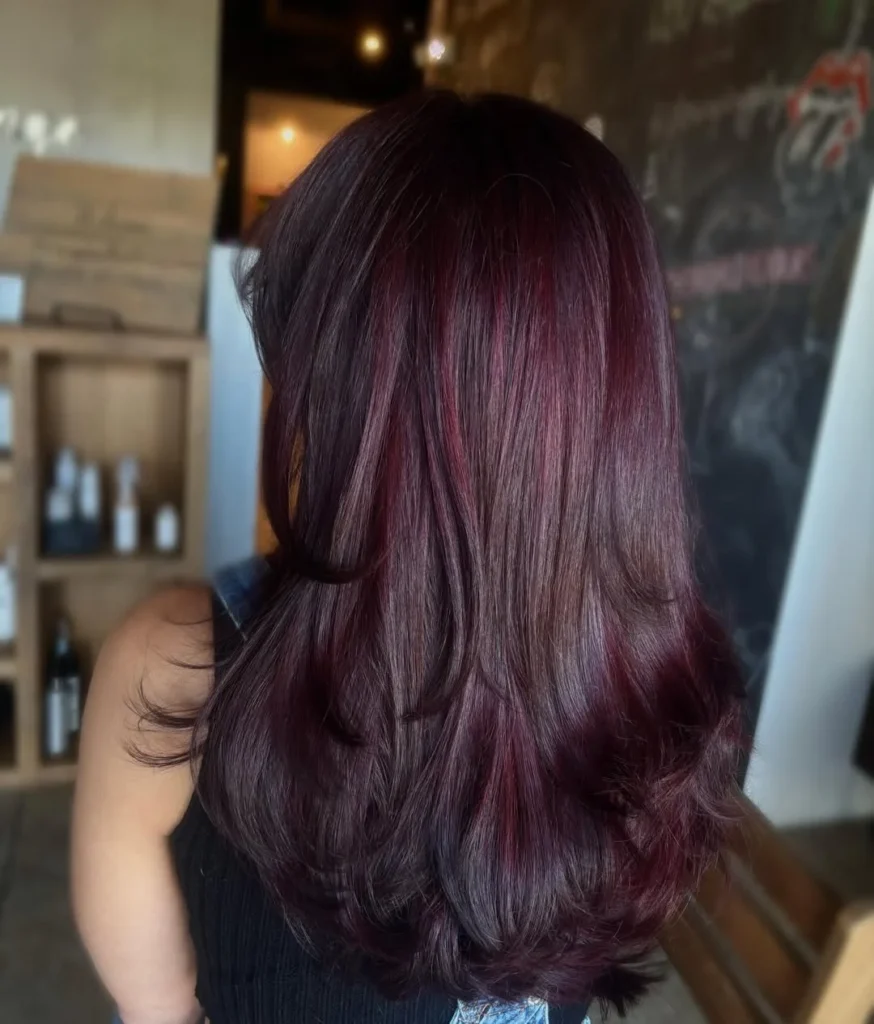 Deep Cherry Red Fade