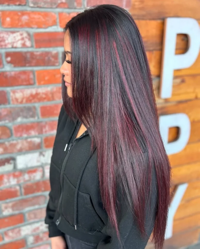 Subtle Black Cherry Highlights