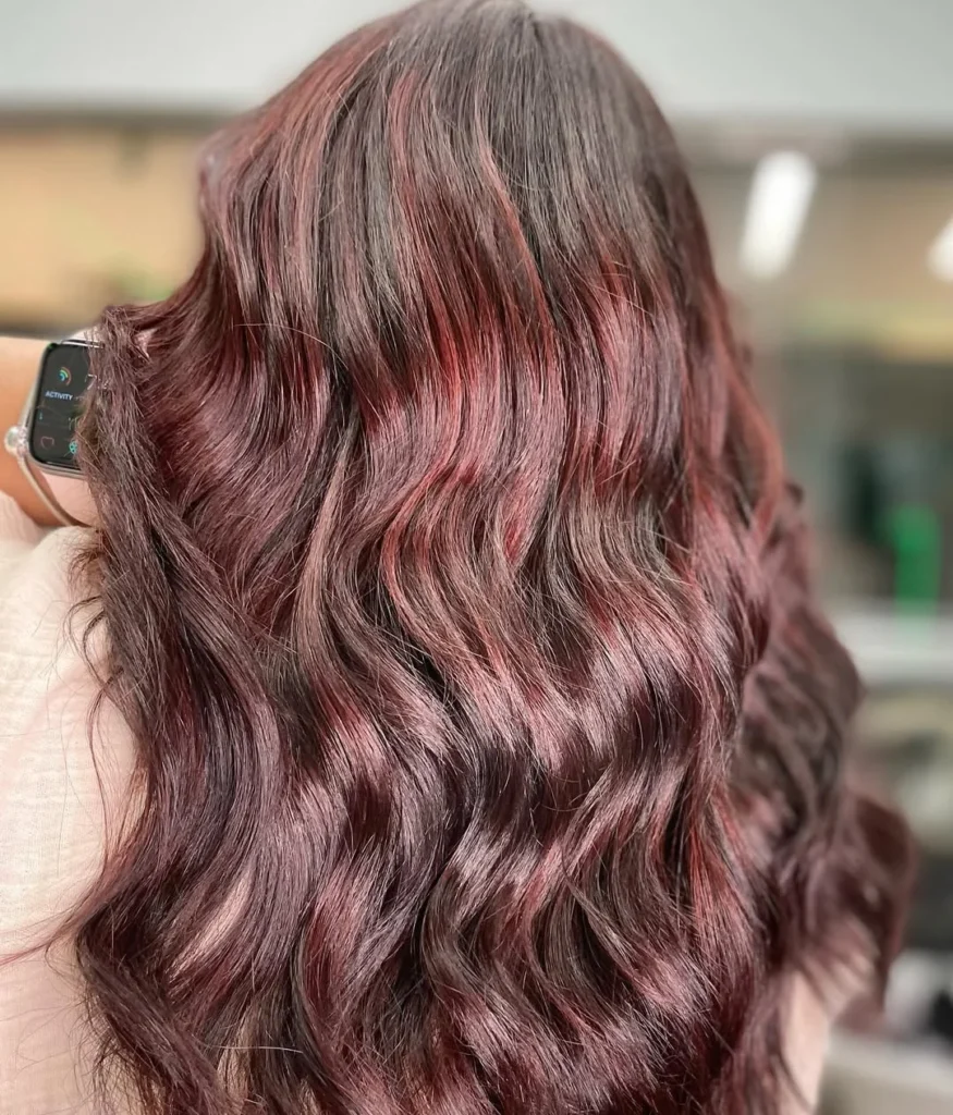 Cherry Cola with Auburn Highlights