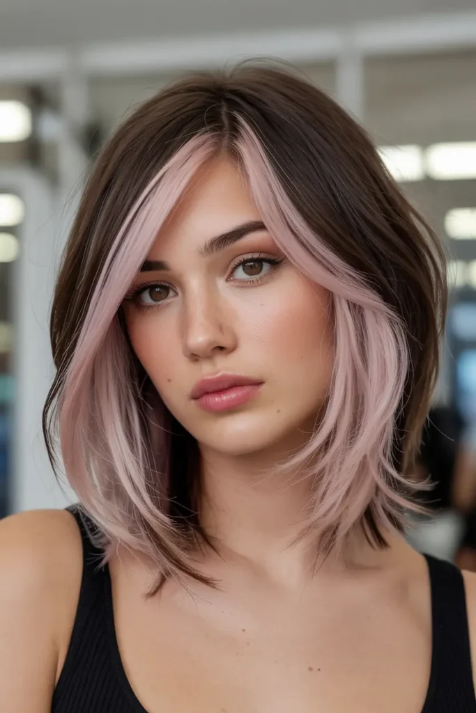 10. Asymmetrical Long Kitty Cut