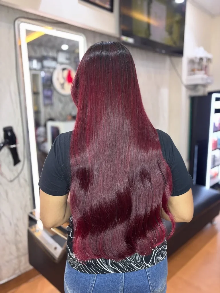 Warm Deep Cherry Red Glow