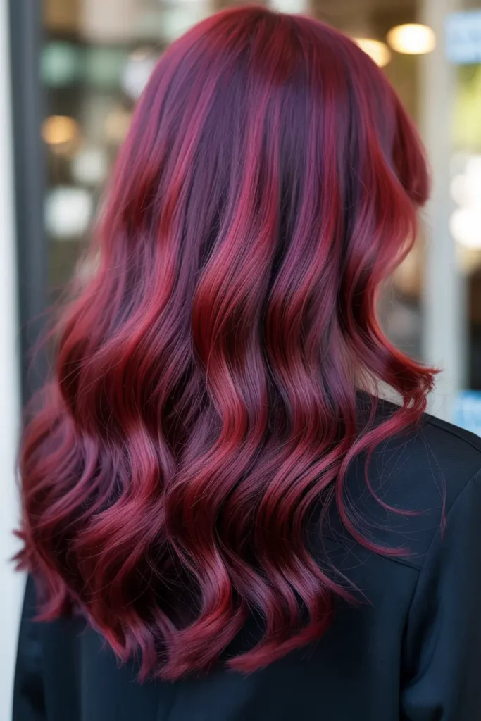 11. Cherry Red with Violet Undertones