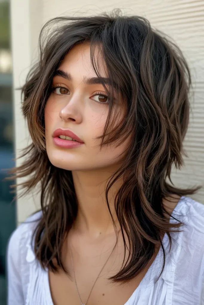 11. Choppy Long Kitty Cut