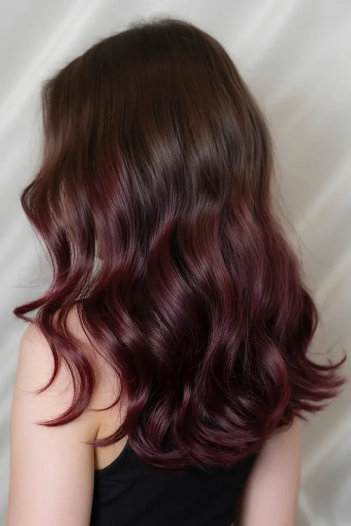11. Deep Cherry Brown with Plum Hints