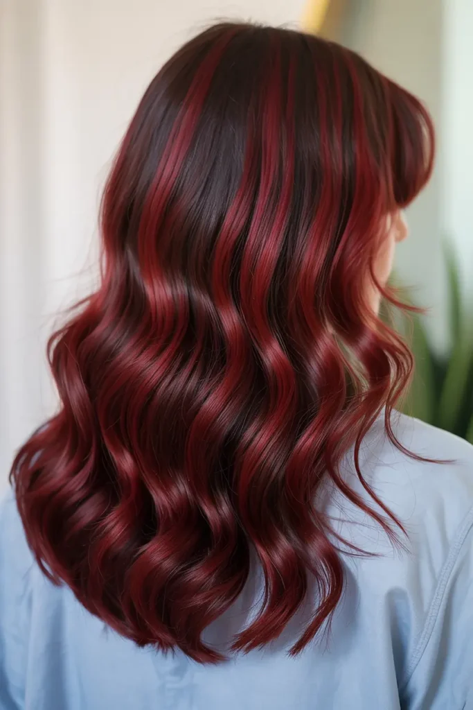 11. Warm Deep Cherry Red Glow