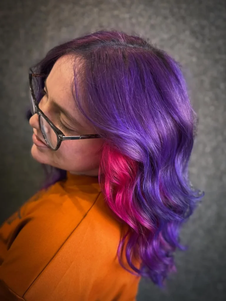 Violet with Magenta Accents