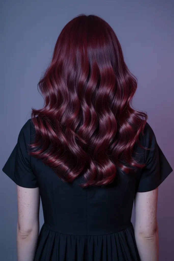 12. Dark Cherry Red with Deep Mauve 1