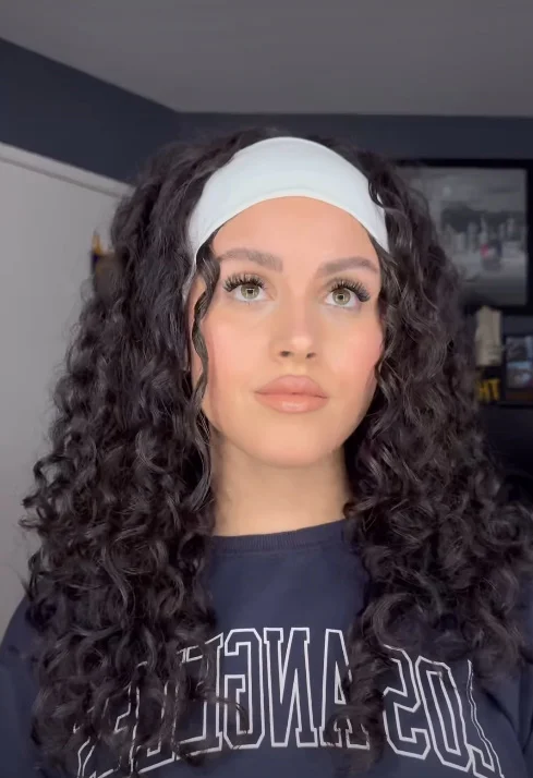 Defined Curls with Headband