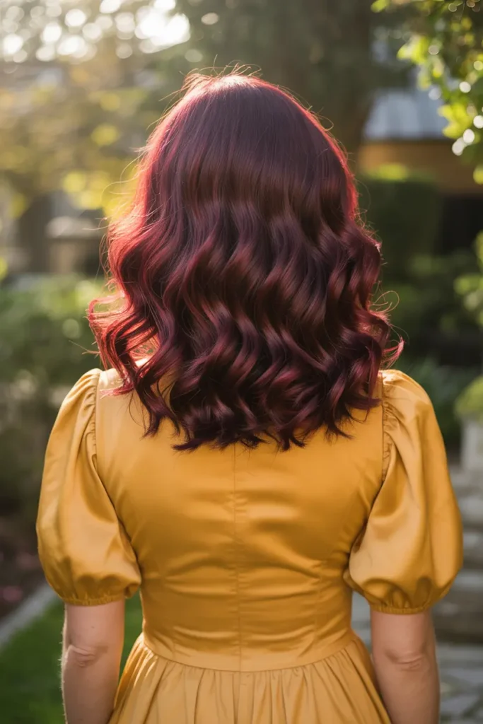 13. Warm Dark Cherry Red Fade 1