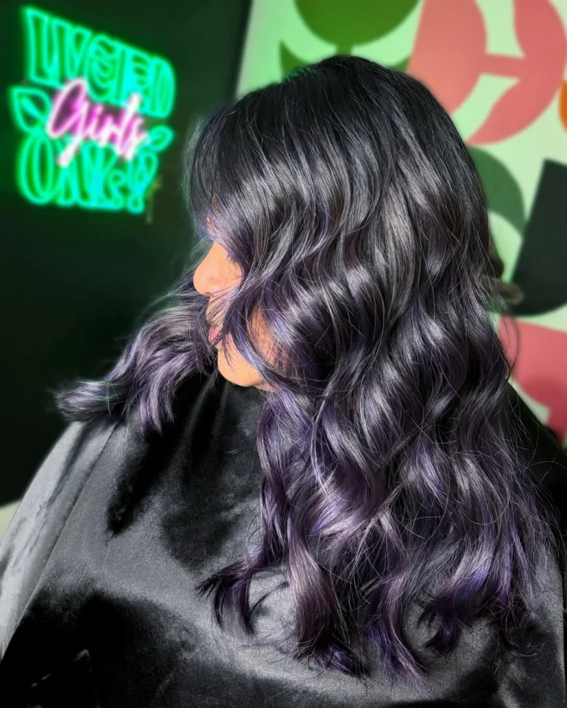 Smoky Violet Hair
