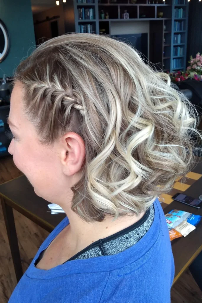 Italian Bob with Braided Accent