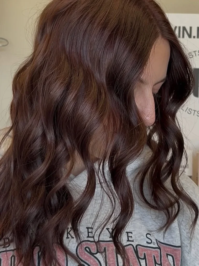 Cherry Brown with Rose Undertones