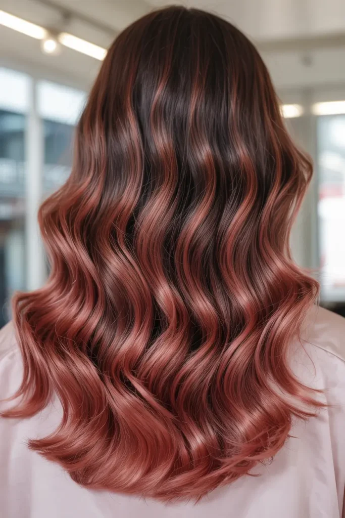 14. Cherry Brown with Rose Undertones