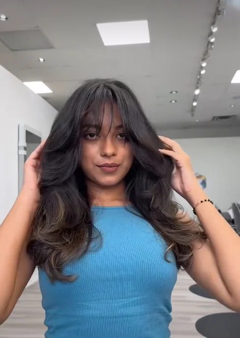Flowy Long Kitty Cut