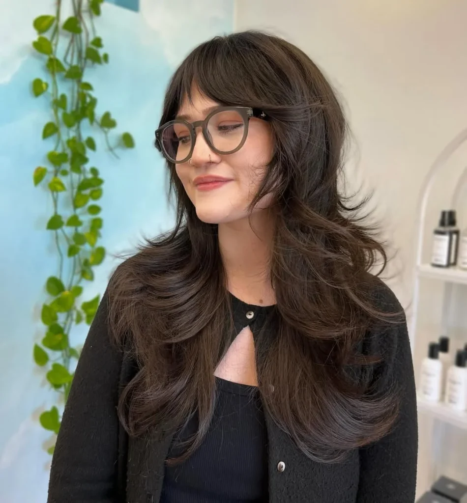 Long Textured Wolf Cut