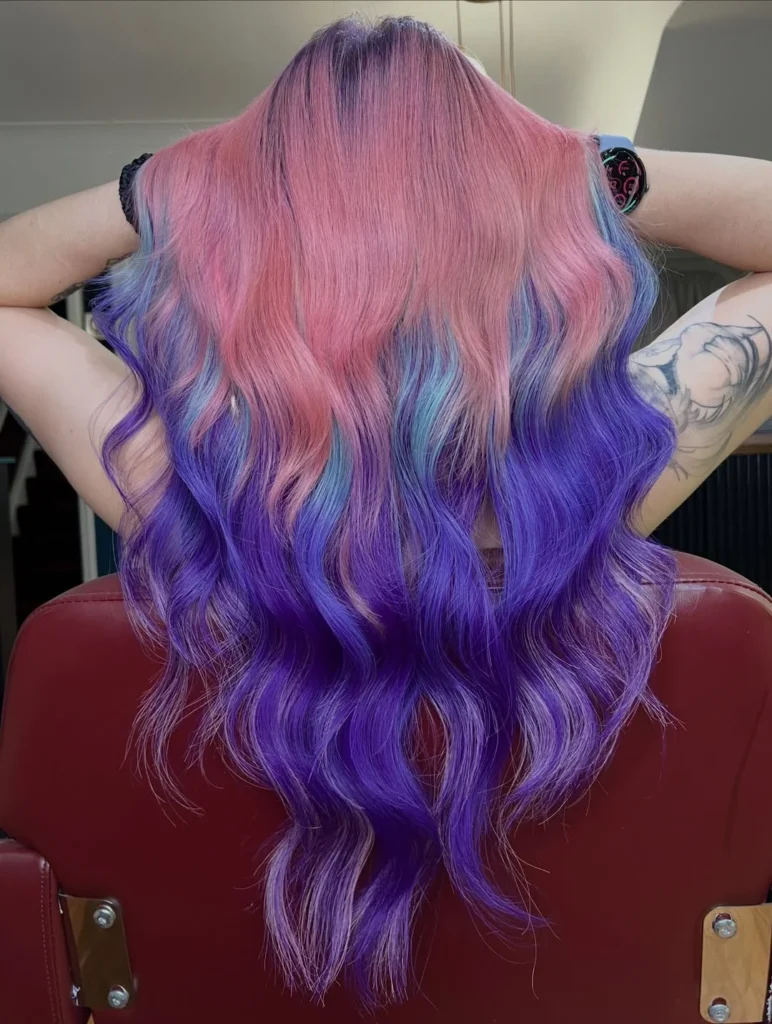 Vibrant Violet Unicorn Hair