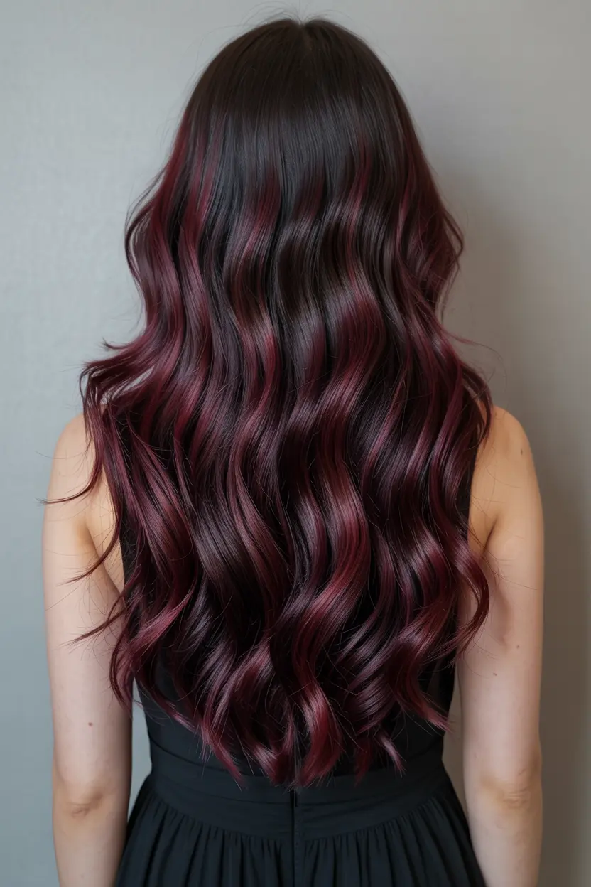 19. Matte Black Cherry Tone