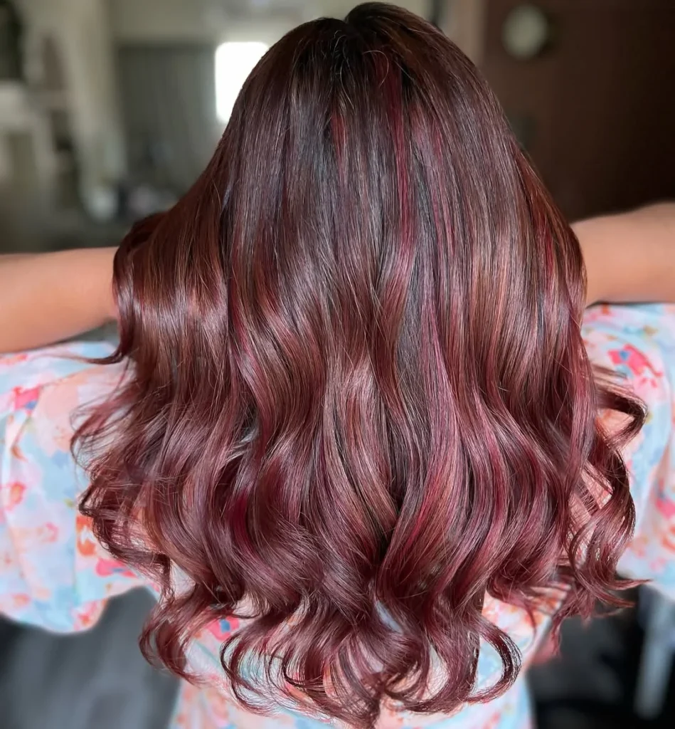 Cherry Brown Balayage