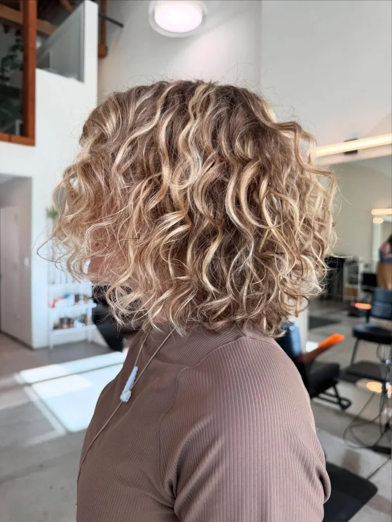 Textured Curly Bob