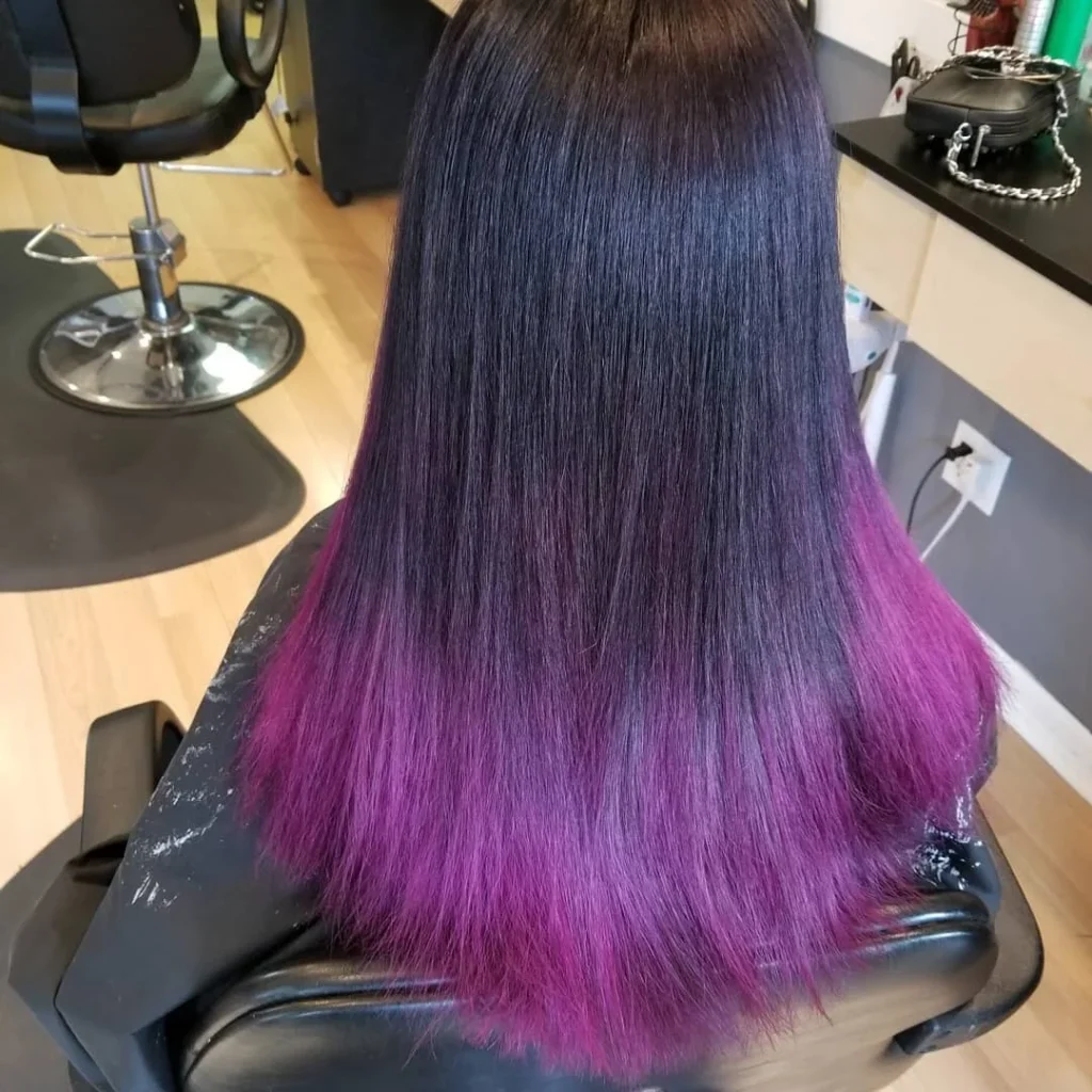 Violet Ombre Fade