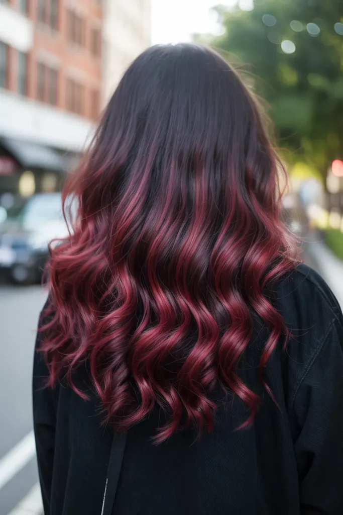 4. Black Cherry Ombre
