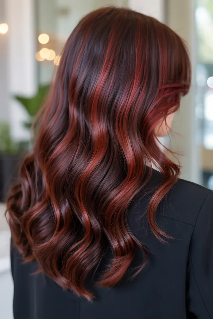 5. Cherry Brown with Auburn Accents