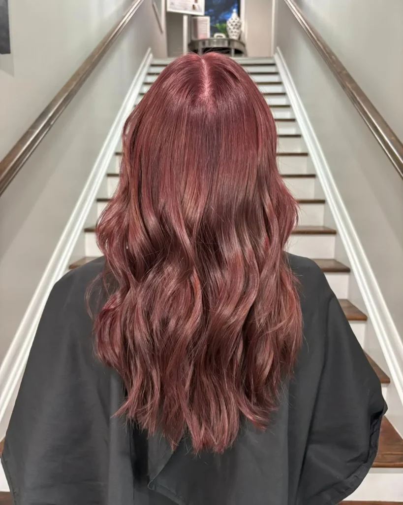 Rich Cherry Brown Ombre