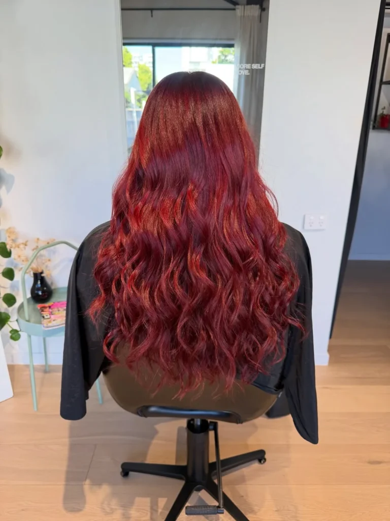 Cool-Toned Deep Cherry Red