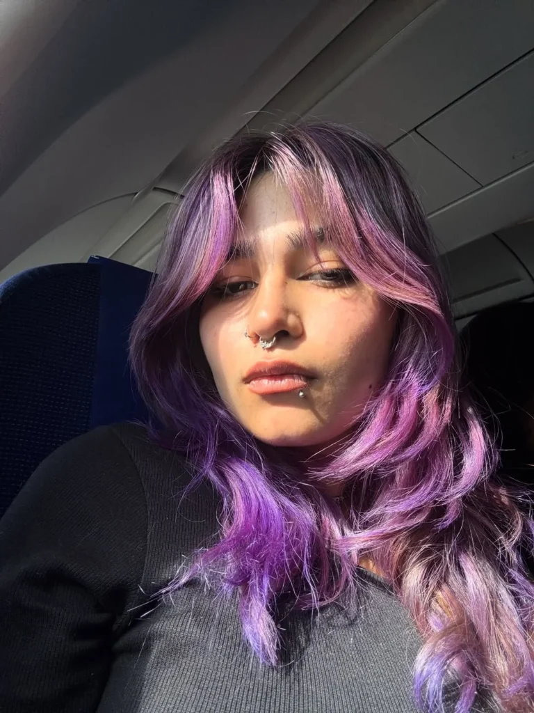 Violet with Lilac Tips