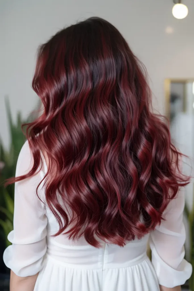 7. Cool Dark Cherry Red Blend