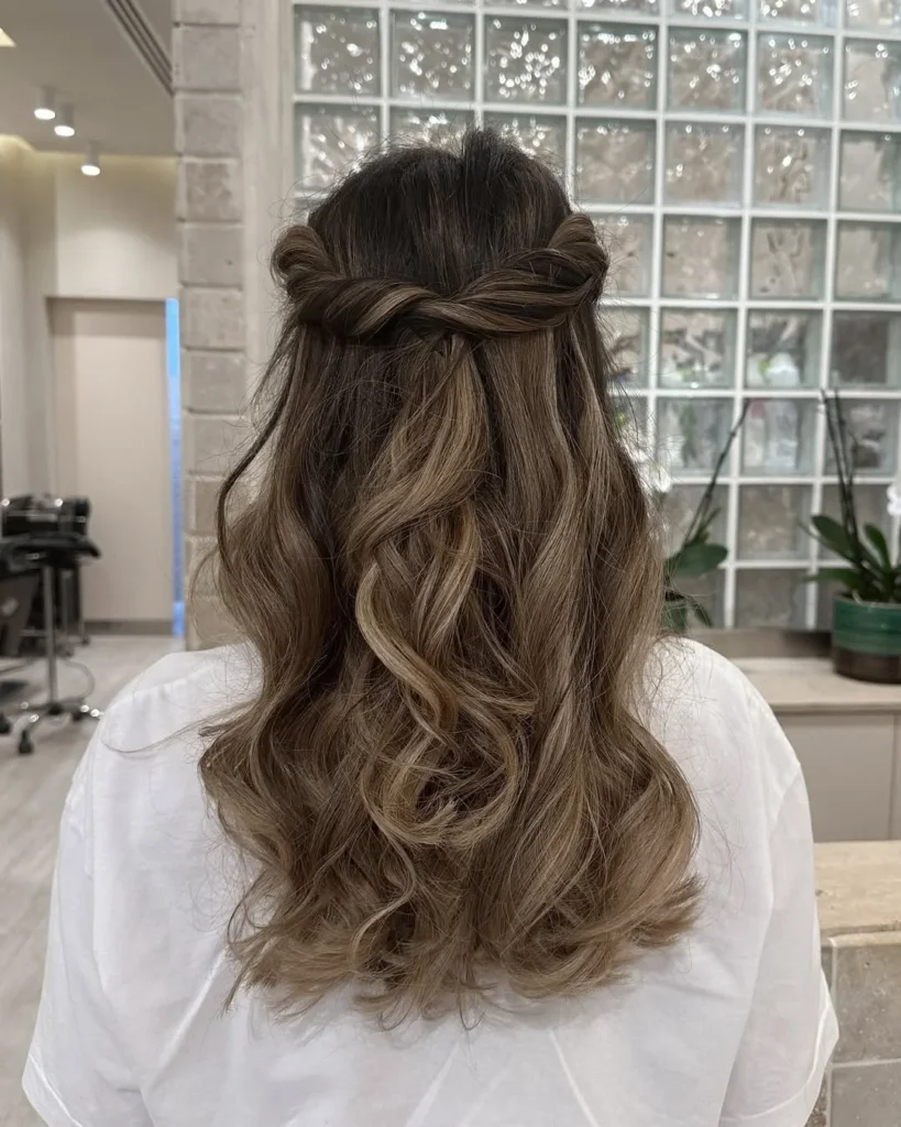 Twisted Half-Up Hair