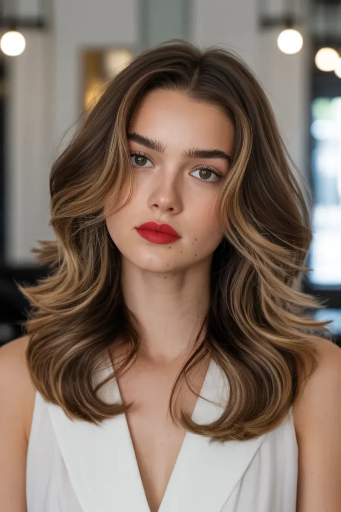 8. Voluminous Long Kitty Cut