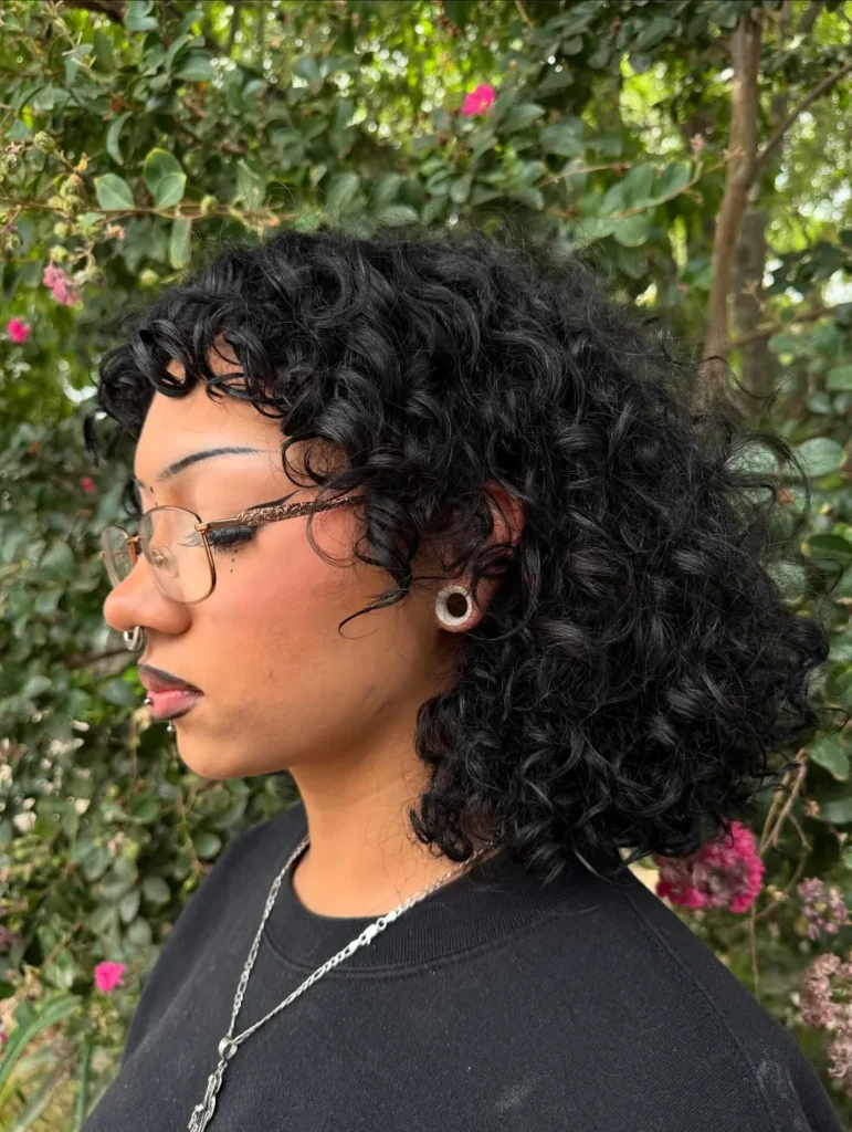 Shoulder-Length Curly Shag
